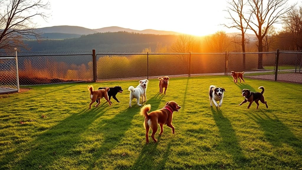 Smith River Paw Park dog park in Axton, VA