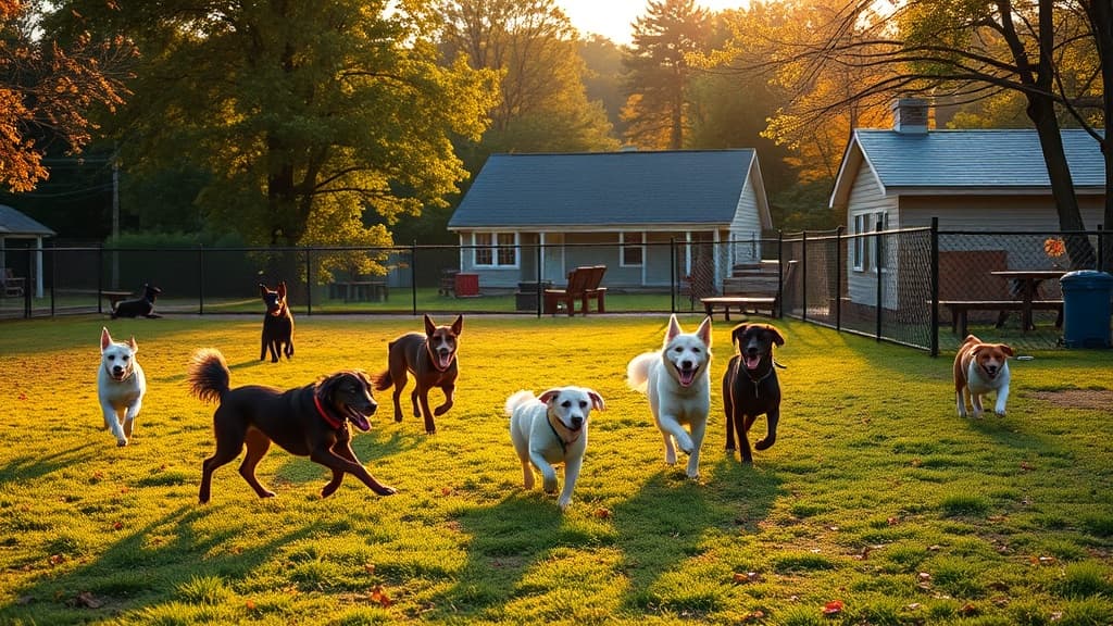 Hawthorne Village Dog Park dog park in North Fayette Township, PA