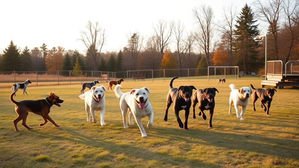 Dog Park dog park in Mackinaw Township, MI