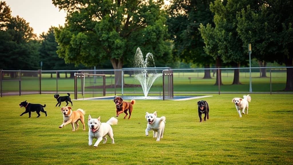 Bark Park of Old Bridge dog park in Sayreville, NJ