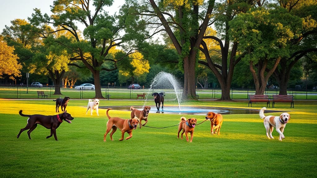 Dog Park at Wood Dale County Park dog park in Woodcliff Lake, NJ
