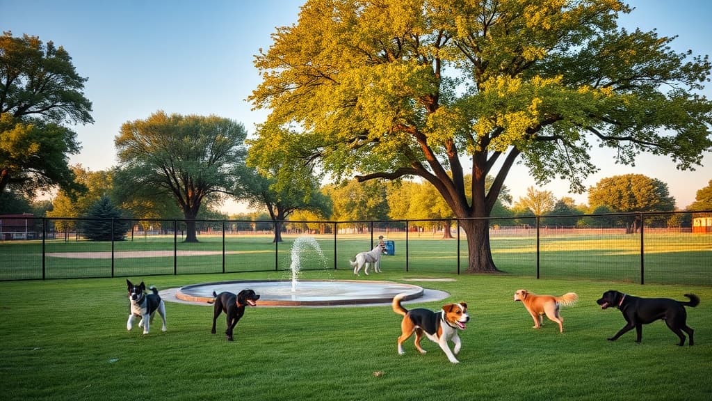 Wiggly Field dog park in Chicago, IL