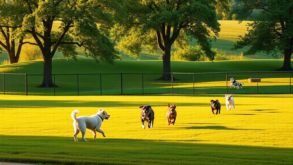 Dog Park at Rocky Fork Metro Park dog park in Westerville, OH