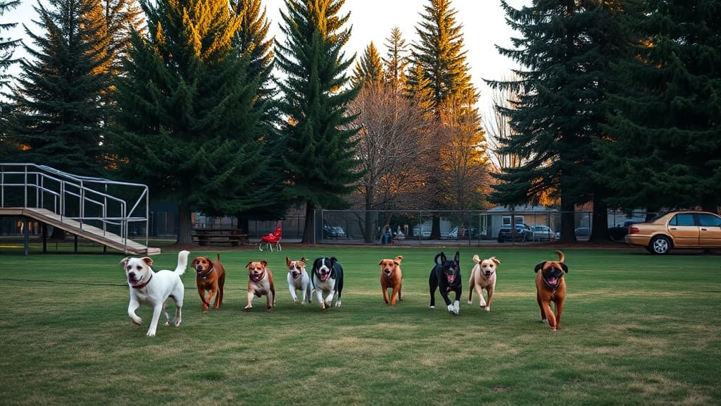 SpokAnimal Dog Park at High Bridge dog park in Spokane, WA