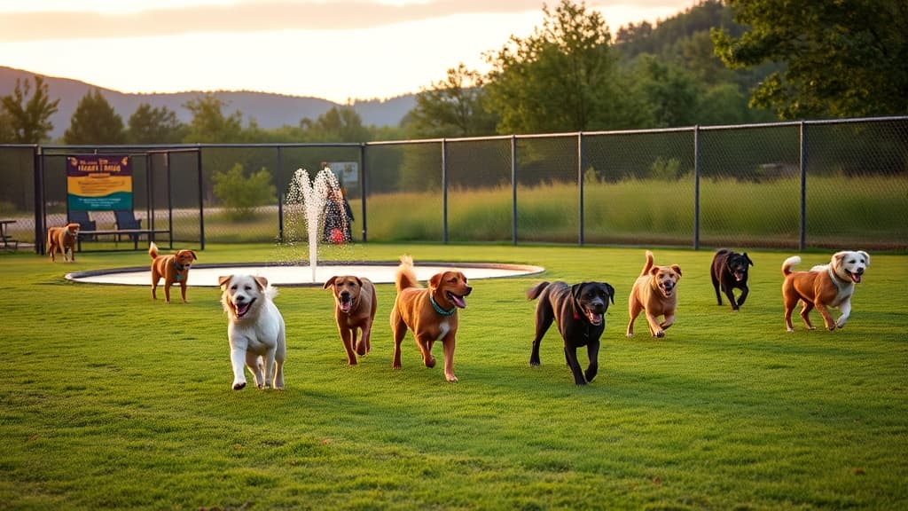 Dog Park at Apex Nature Park dog park in Apex, NC