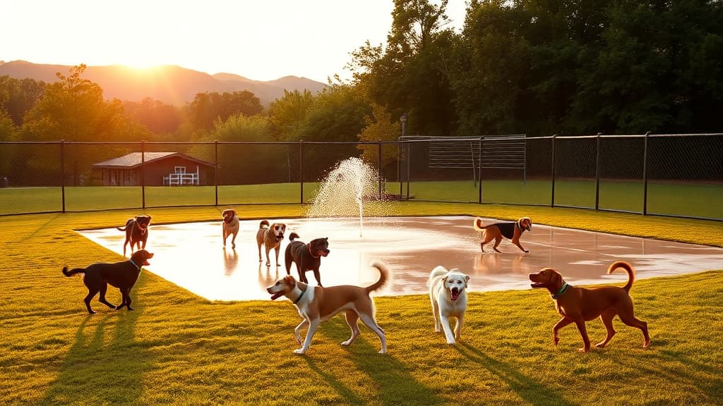 Barkdale Dog Park at Creekside Park dog park in Archdale, NC