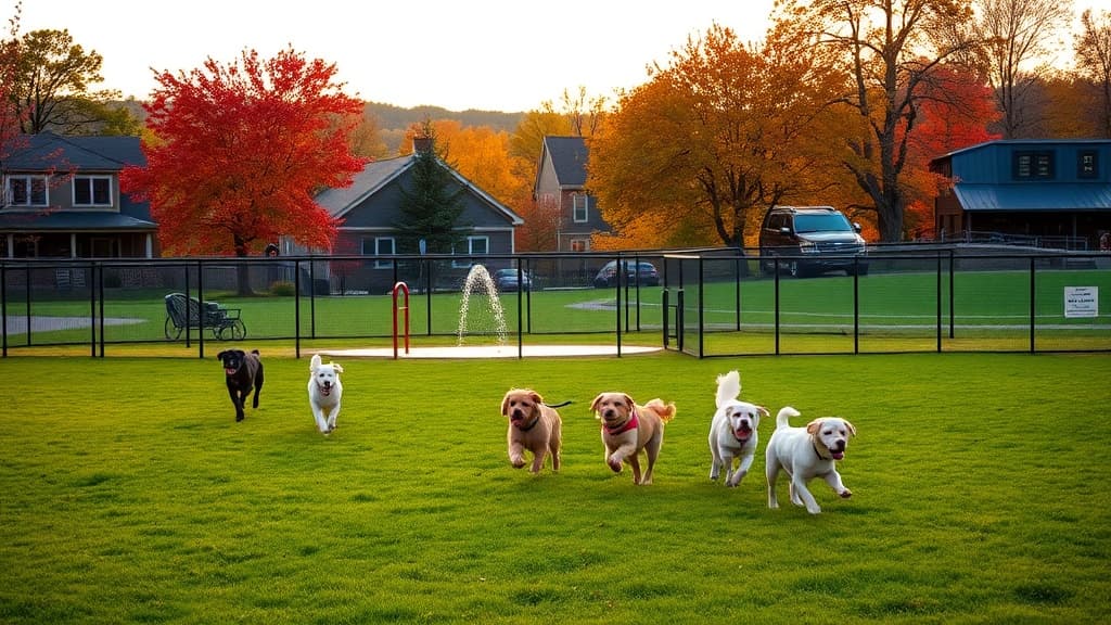 Downback Dog Park dog park in Bethlehem, CT