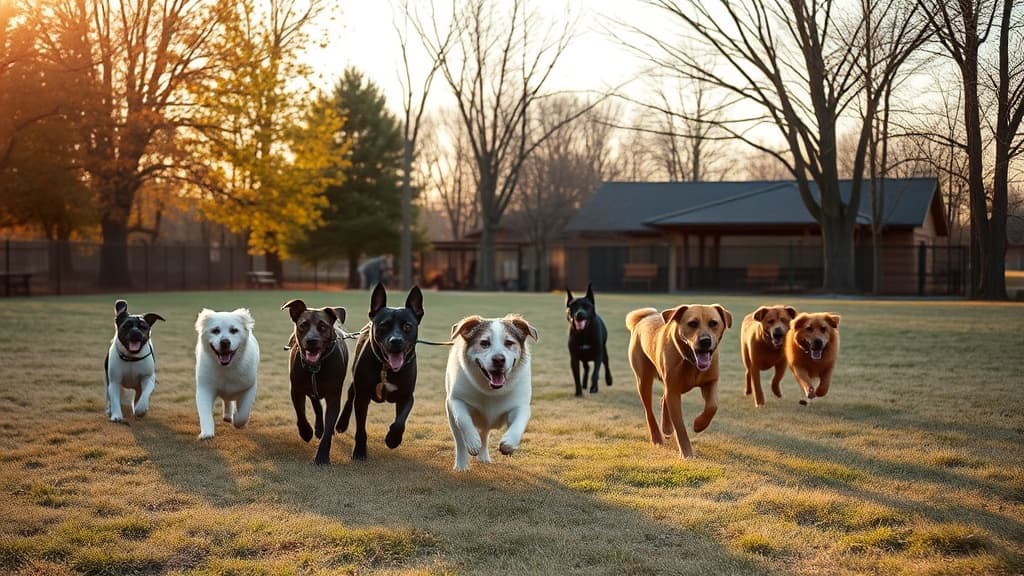 Kellogg Park Dog Field dog park in Riverview Heights, OH
