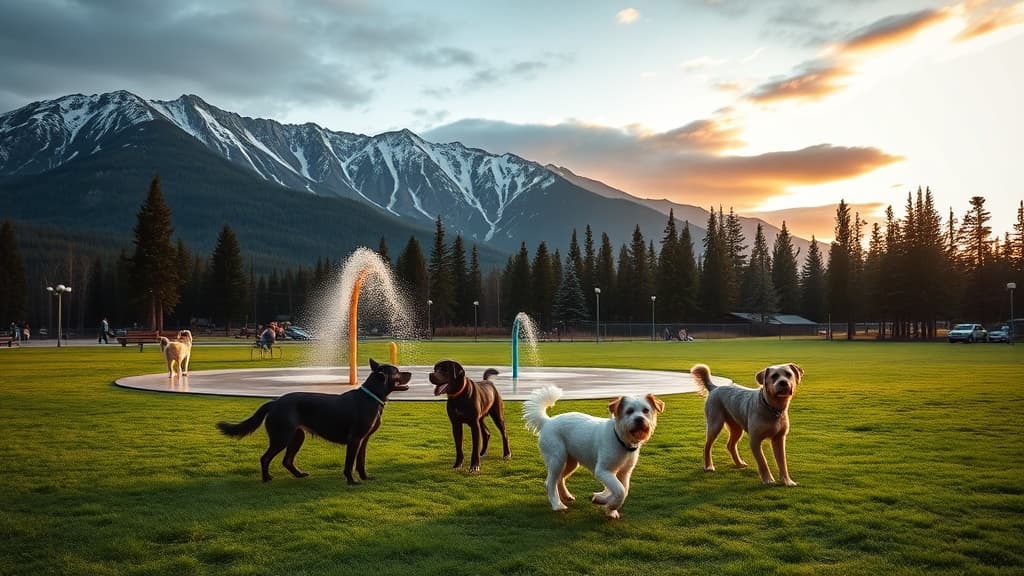 Russian Jack Springs Park dog park in Anchorage, AK