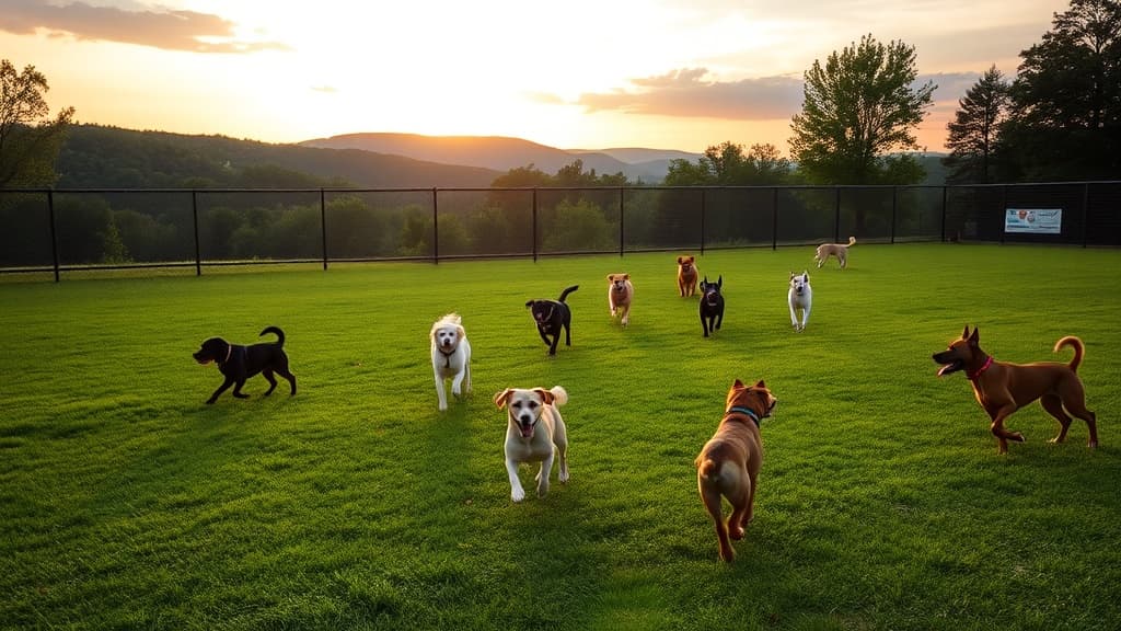 Love's Travel Stop dog park in Statesville, NC