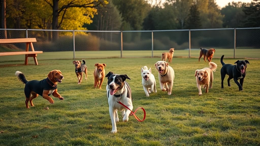 Olson Park Dog Park dog park in Ann Arbor, MI