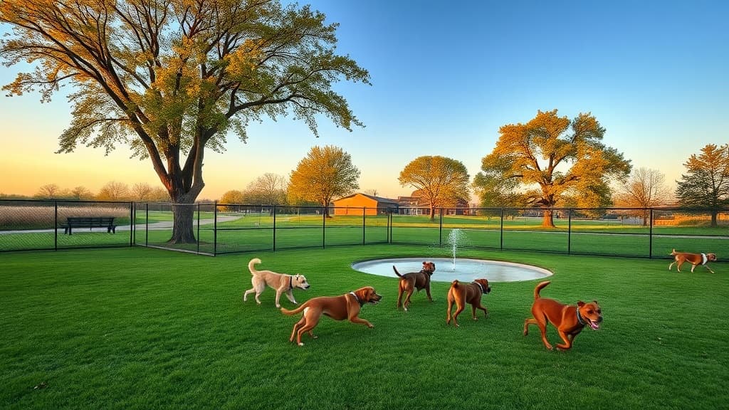 Evanston Dog Beach dog park in Evanston, IL