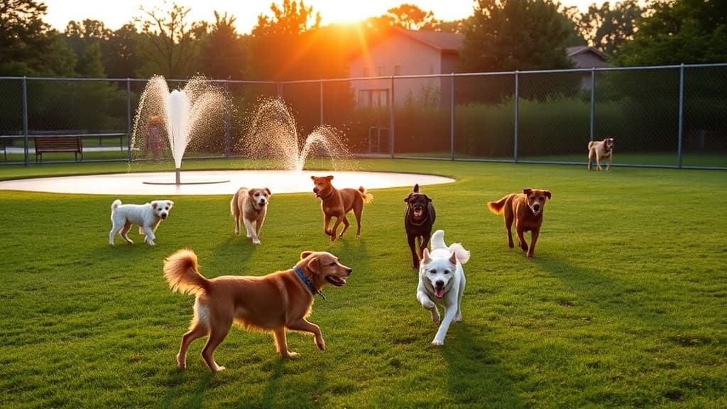 Dog Park at John G. Lancaster Park dog park in Lexington Park, MD
