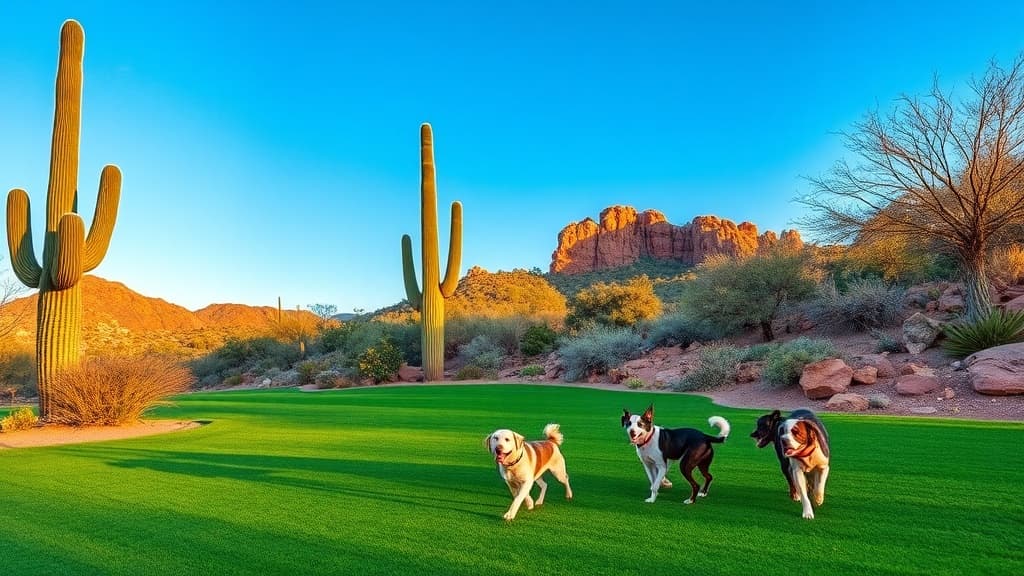 Eldorado Park dog park in Scottsdale, AZ
