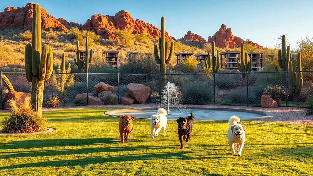 Dog Park at McDonald Park dog park in Tucson, AZ