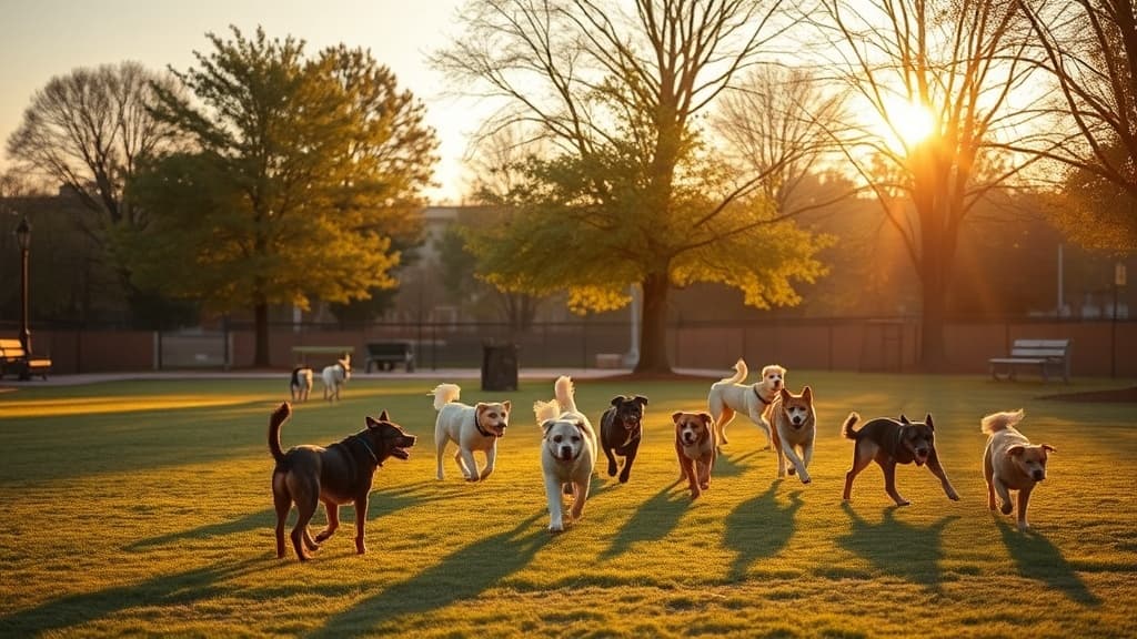 The Dog Park at Cobbs Hill dog park in City of Rochester, NY