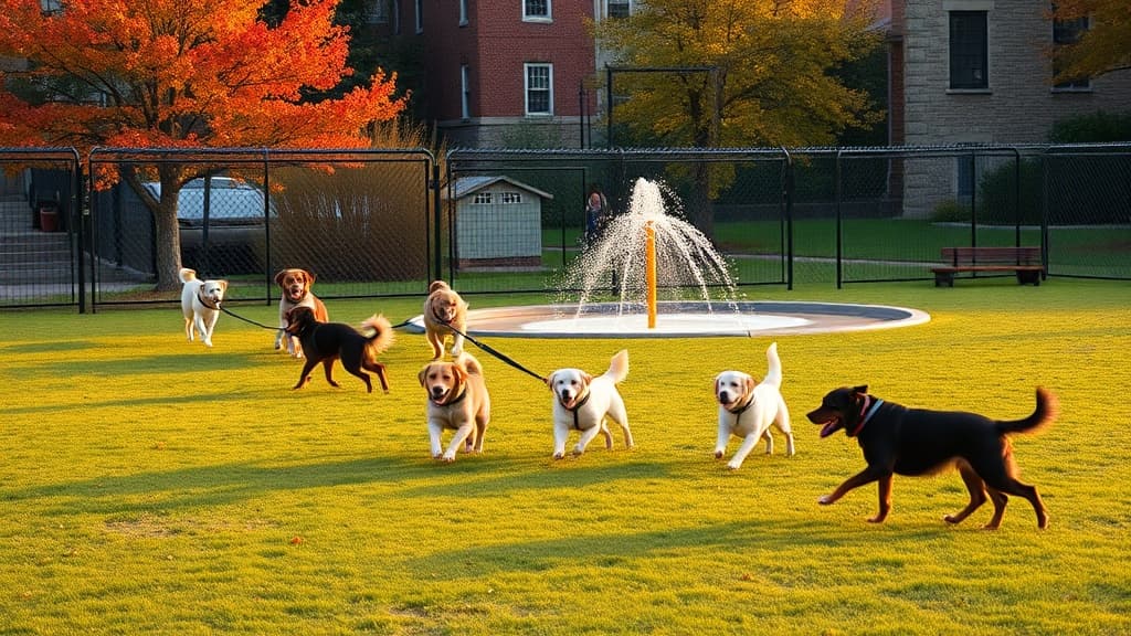 Tudor Dog Park dog park in Cambridge, MA
