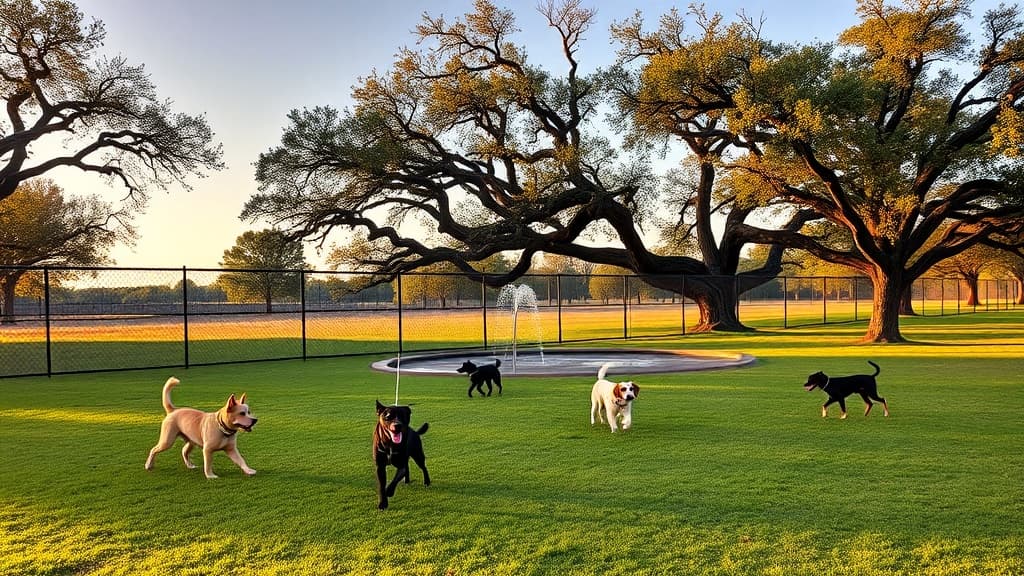 Riverside Bark dog park in Victoria, TX