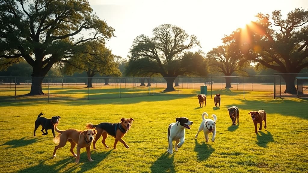 Duke's Travel Plaza dog park in Mount Vernon, TX