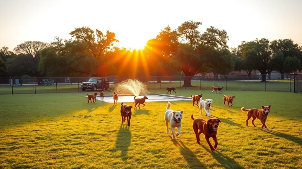 MUTTS Canine Cantina dog park in Dallas, TX