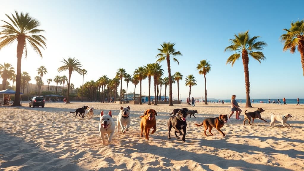 Coronado Dog Beach dog park in Coronado, CA