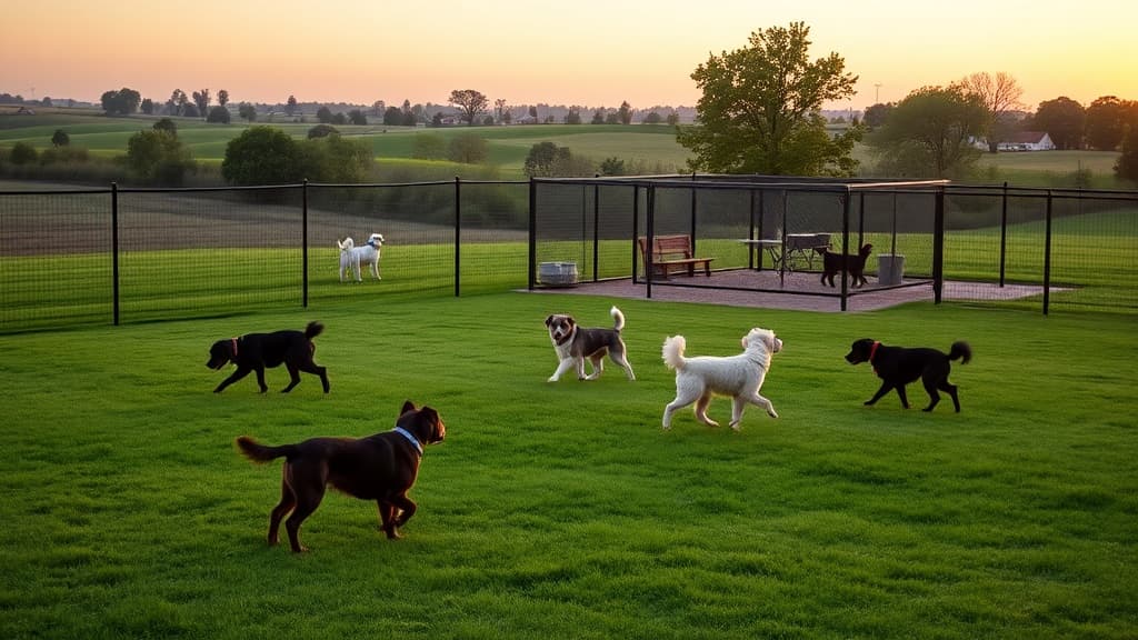 Dog Park at Hamilton Town Center dog park in Noblesville, IN