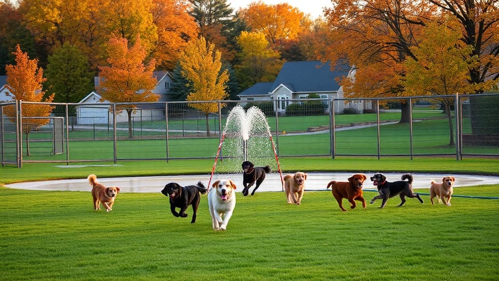 Hamden Dog Run at Bassett Park dog park in Hamden, CT