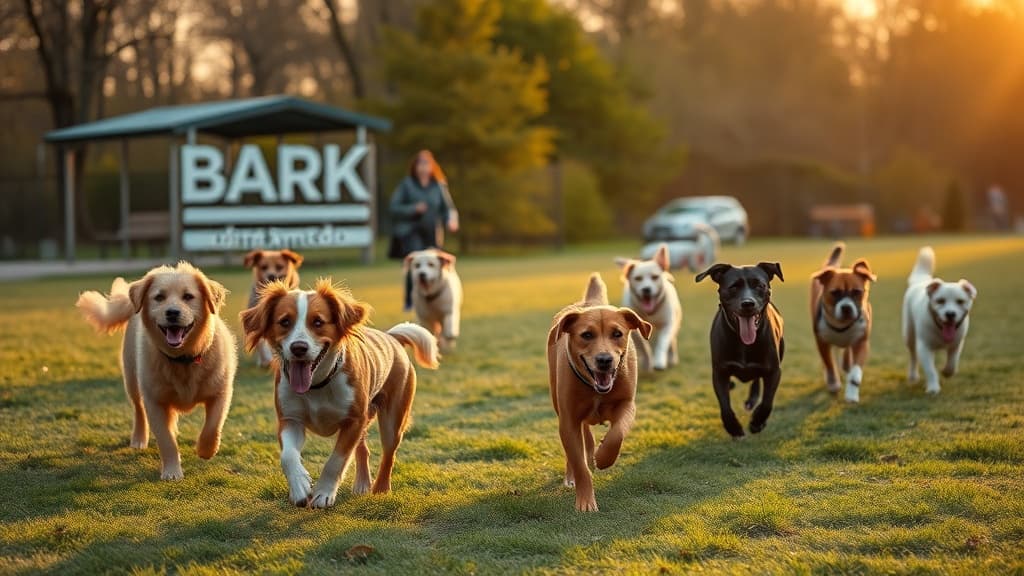 Bark Park dog park in Dublin, OH