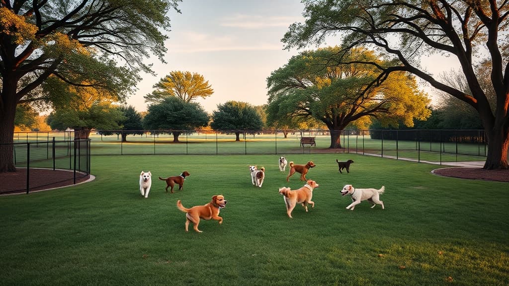 Love's Travel Stop dog park in Greenville, IL