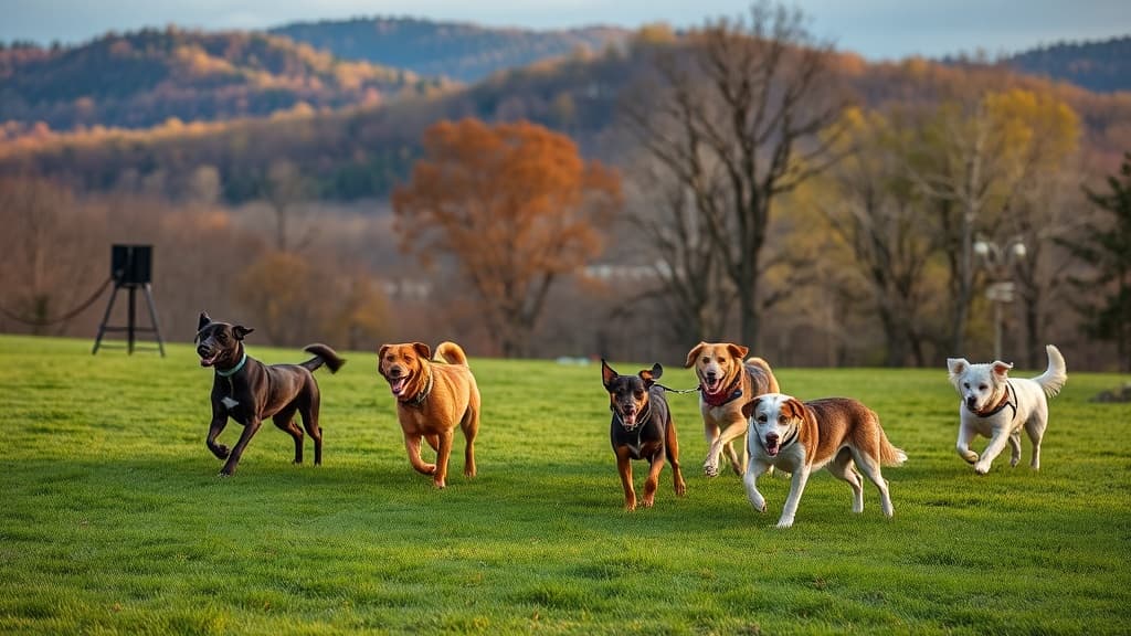 Tarleton Park Off Leash Area dog park in Alexandria, VA
