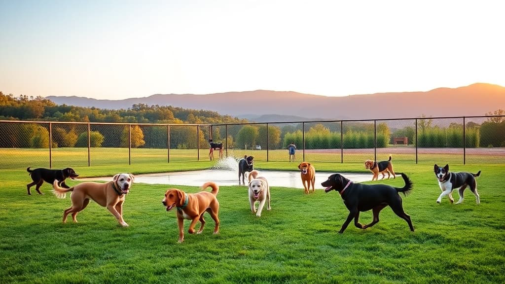 Canine Commons Dog Park dog park in Pineville, NC