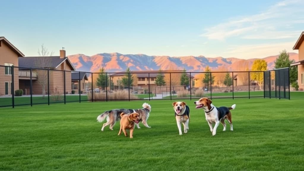 Hound Hill Dog Park at Heritage Regional Park dog park in Highlands Ranch Neighborhood Plaza 4, CO