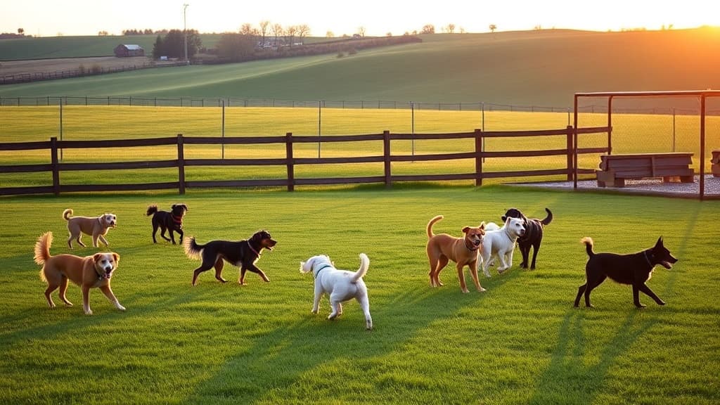 Michael Kays Dog Park at Red Orchard Park dog park in Shelbyville, KY