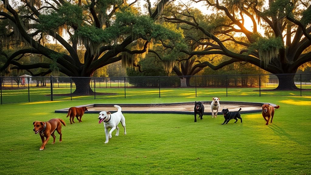 Canine Crossing Dog Park dog park in College Park, GA