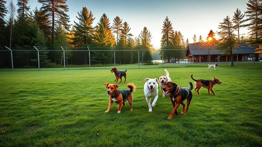 Dog Park at Animal Medical Center of Marquette dog park in Marquette, MI