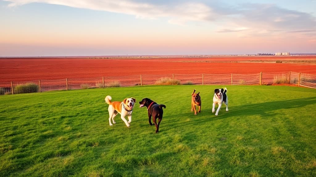 Love's Travel Stop dog park in Union City, OK