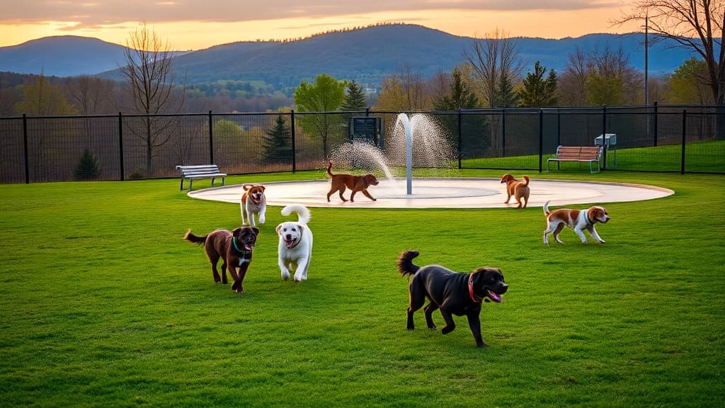 Dog Park at Benjamin Banneker Park dog park in Arlington, VA