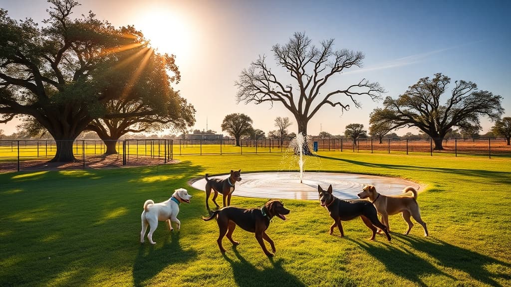 James Rooney Memorial Park dog park in Fort Stockton, TX