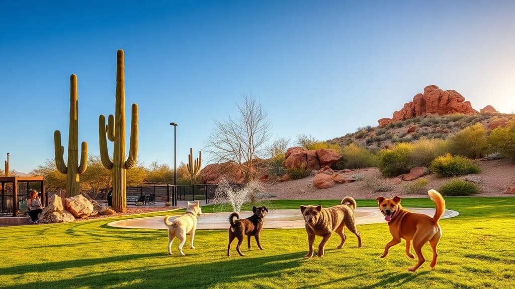 Mountain View Park dog park in Scottsdale, AZ