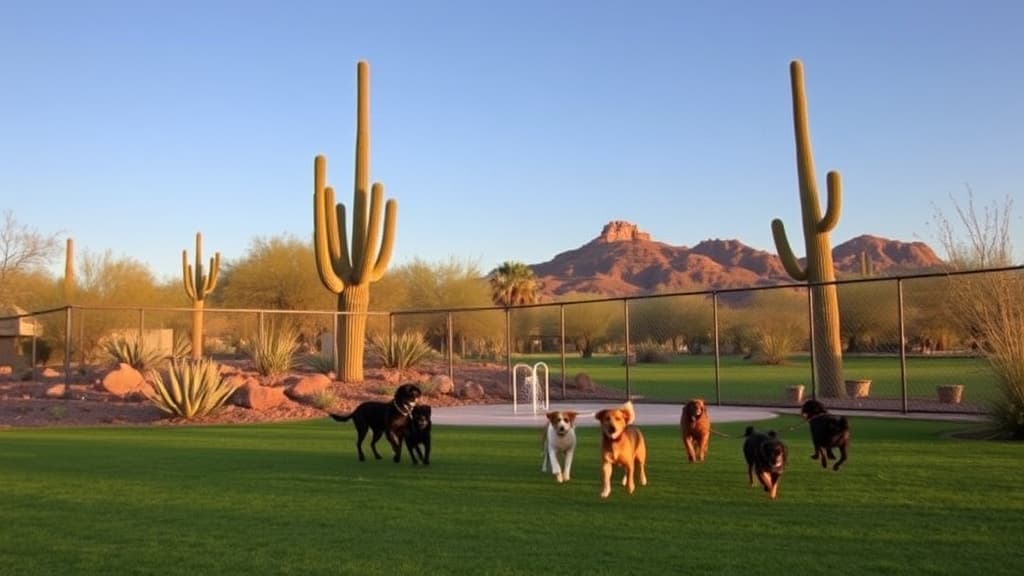 Dog Park at Shawnee Park dog park in Chandler, AZ
