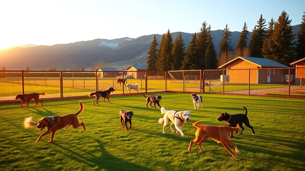 Love's Travel Stop Moses Lake dog park in Moses Lake village, WA
