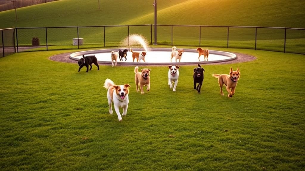 Prof Pup Park dog park in Athens, TN