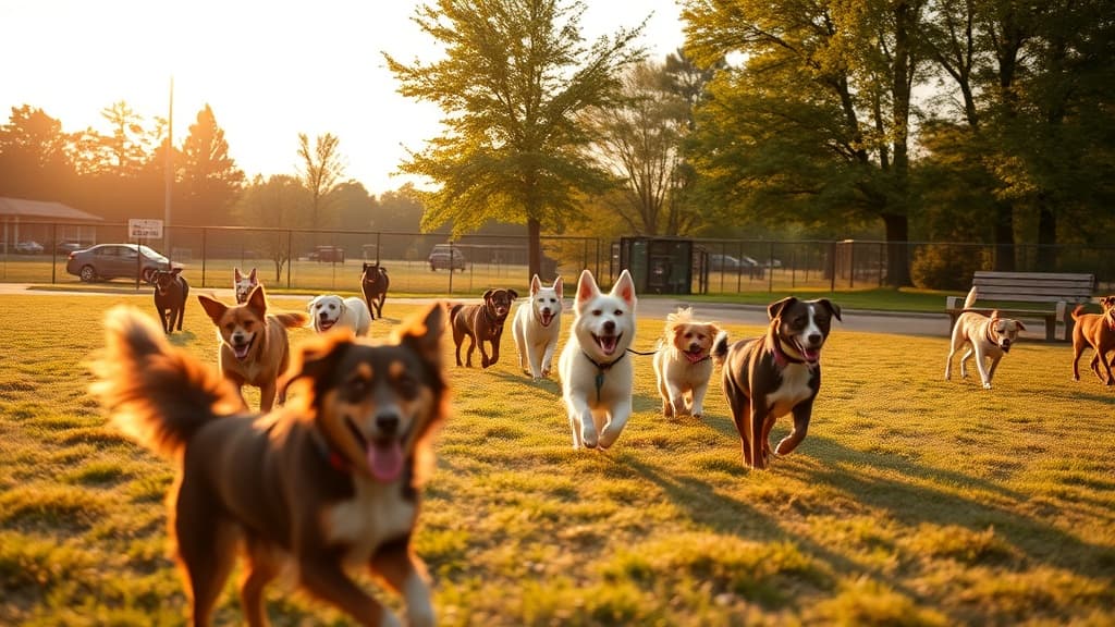 UV Bark Park dog park in Terre Haute, IN