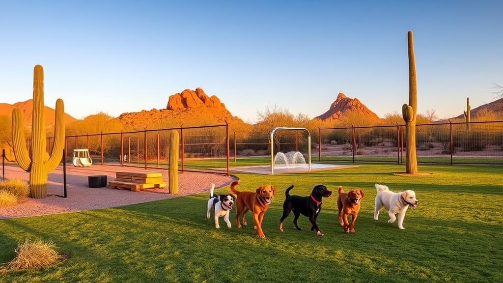 Dog Park at Friendship Park dog park in Avondale, AZ