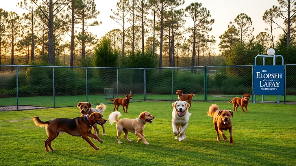 Sun Stop Paw Park dog park in Headland, AL