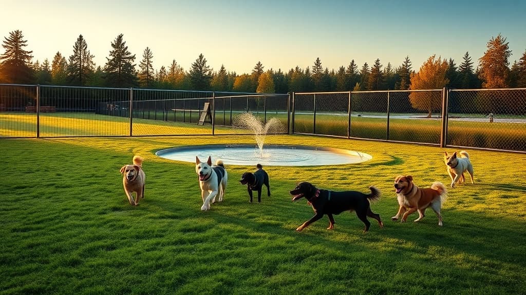 First Street Beach Dog Park dog park in Manistee, MI