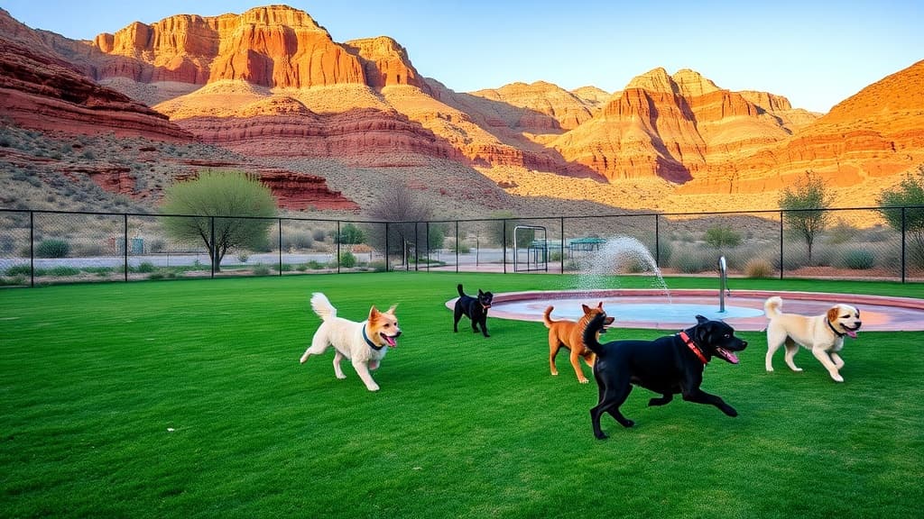 Dog Park at Jordan Park dog park in Salt Lake City, UT