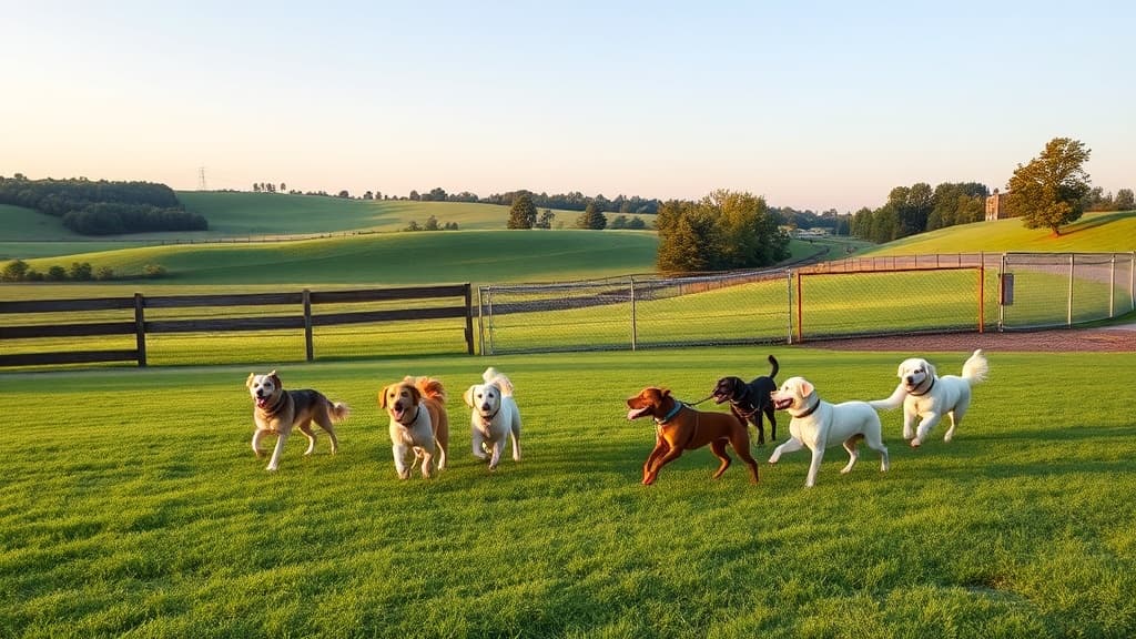 Cochran Hill Dog Run dog park in Louisville, KY