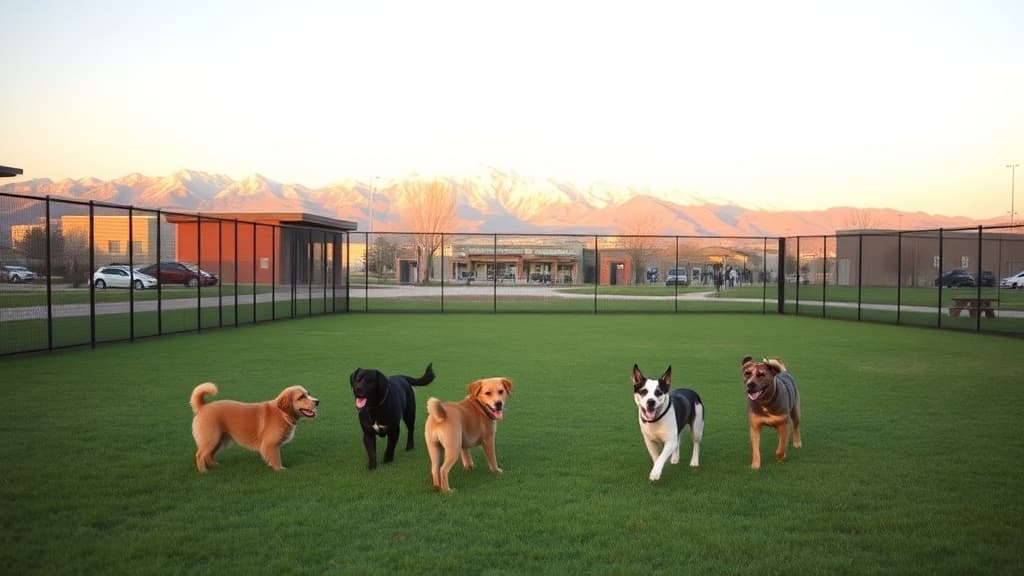 Railyard Dog Park dog park in Denver Neighborhood Plaza, CO