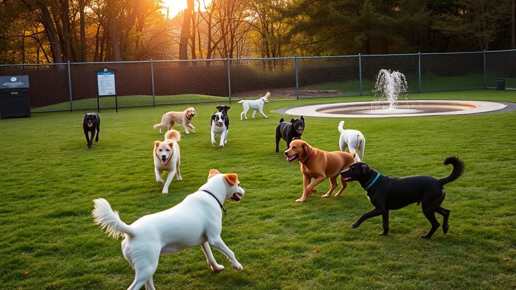 Dog Park at Columbus Square Park